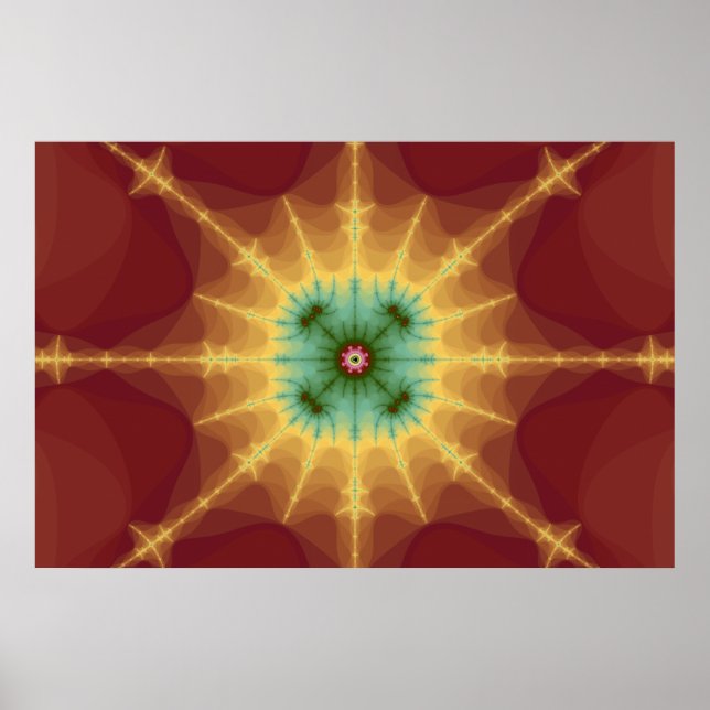 Superstar - Fractal Art Poster (Front)