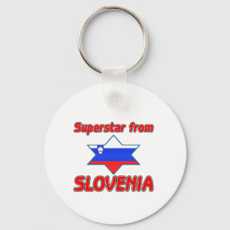Superstar from Slovenia Key Ring