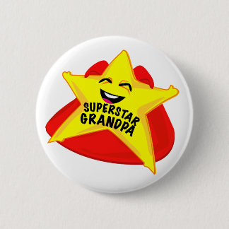 superstar grandpa funny father's day pin