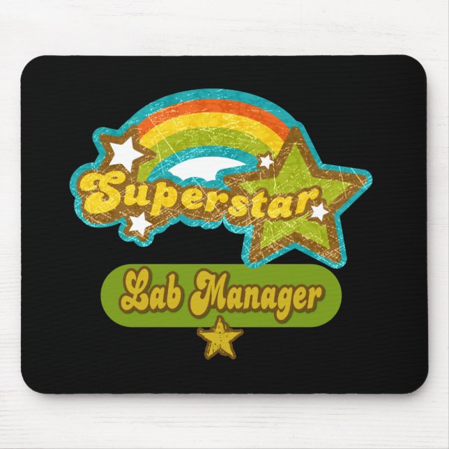 Superstar Lab Manager Mouse Mat (Front)