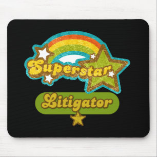 Superstar Litigator Mouse Mat