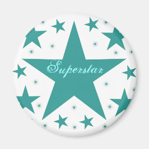 Superstar Magnet, Teal Magnet