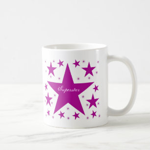 Superstar Mug, Purple Coffee Mug