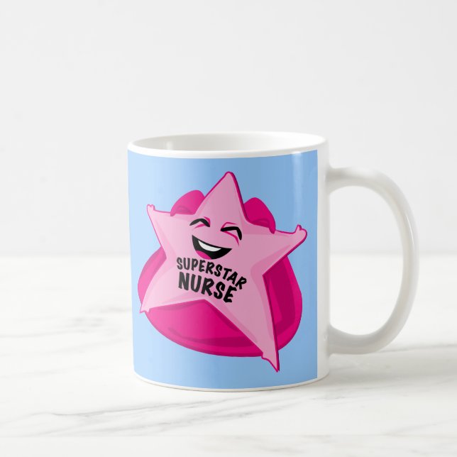 superstar nurse  mug! coffee mug (Right)