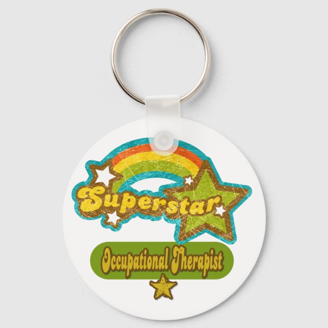 Superstar Occupational Therapist Key Ring (Front)