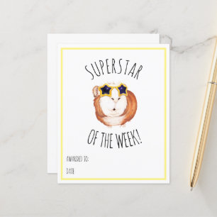 SUPERSTAR OF THE WEEK - Reward Certificate