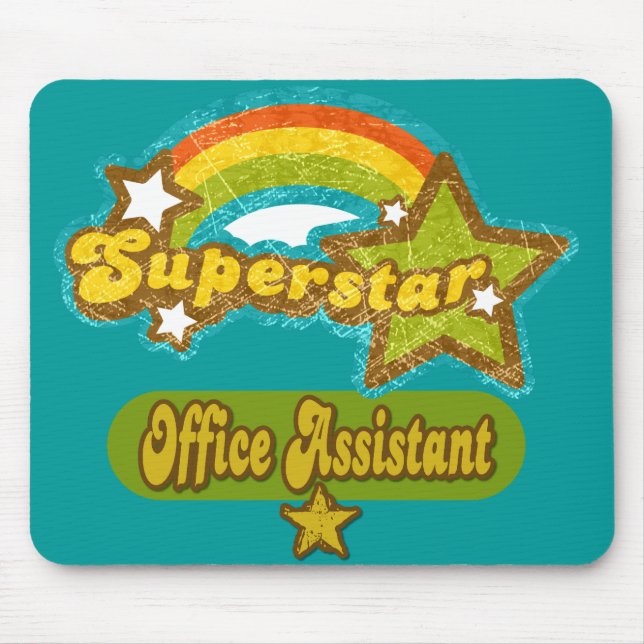 Superstar Office Assistant Mouse Mat (Front)
