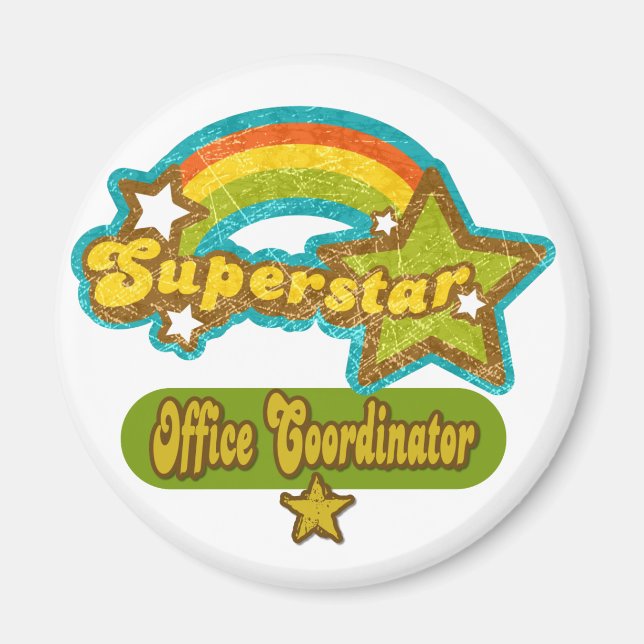 Superstar Office Coordinator Magnet (Front)