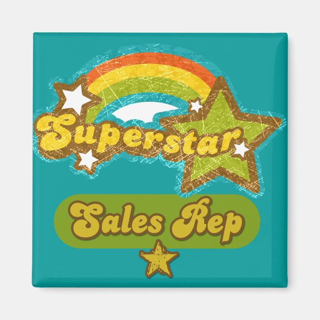 Superstar Sales Rep Magnet (Front)