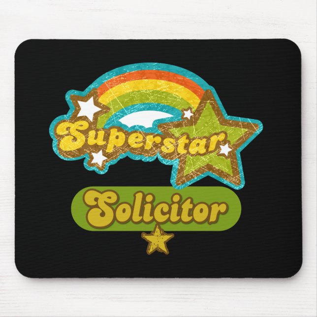 Superstar Solicitor Mouse Mat (Front)