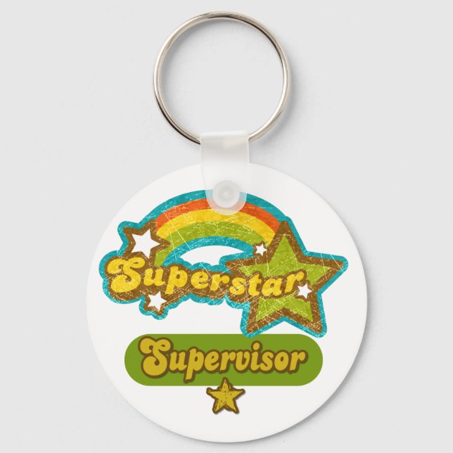 Superstar Supervisor Key Ring (Front)