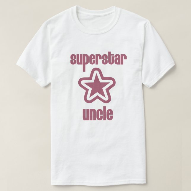 Superstar Uncle T-Shirt (Design Front)