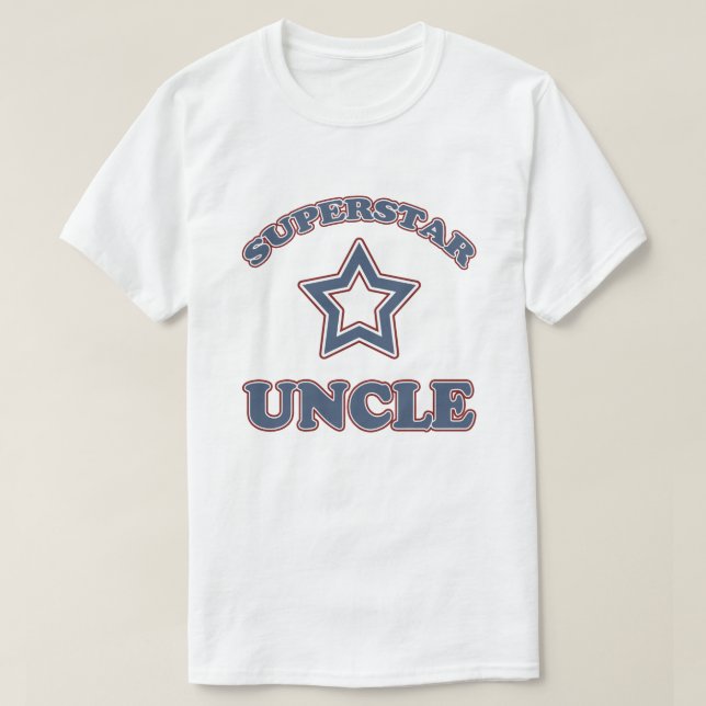 Superstar Uncle T-Shirt (Design Front)