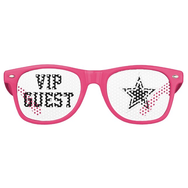 Superstar VIP Guest Shades Fun Wedding Sunglasses (Front)