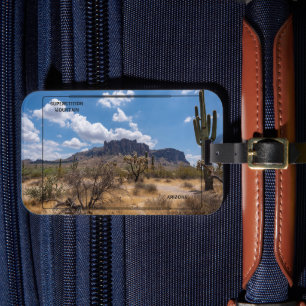 Superstition Mountain, Arizona Luggage Tag