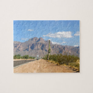 Superstition Mountain - Panoramic Jigsaw Puzzle