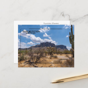 Superstition Mountain Postcard