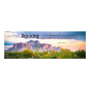 Superstition Mountains Arizona Desert Purple 36x12 Photo Print