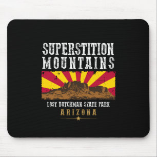 SUPERSTITION MOUNTAINS ARIZONA MOUSE MAT