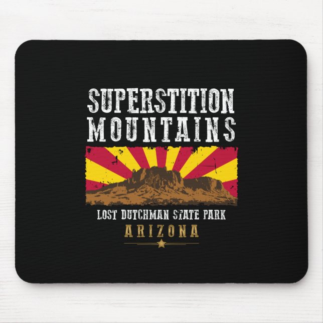 SUPERSTITION MOUNTAINS ARIZONA MOUSE MAT (Front)
