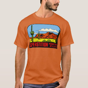 Superstition Mountains Arizona Vintage Travel  T-Shirt