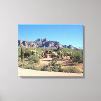 Superstition Mountains Canvas Print