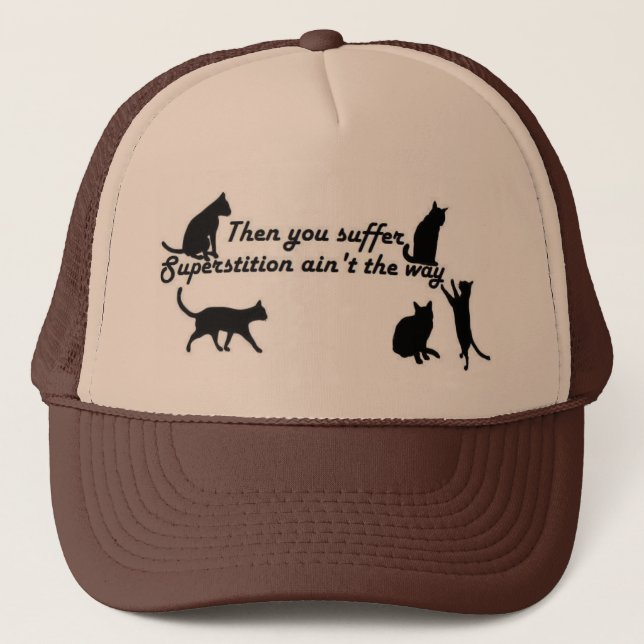 Superstition-Stevie Ray Trucker Hat (Front)