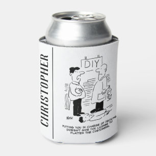 Superstore Retail Shop Worker and Shop Manager Can Cooler