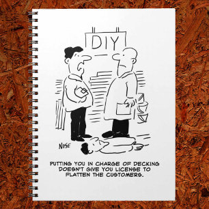 Superstore Retail Shop Worker and Shop Manager Notebook