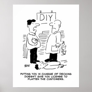 Superstore Retail Shop Worker and Shop Manager Poster