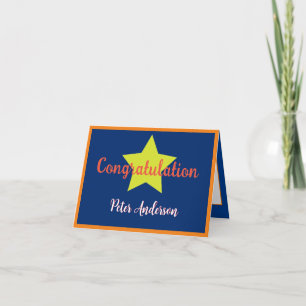 Superstrar Congratulation Card