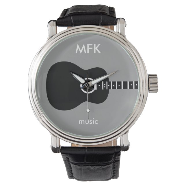superstylish custom acoustic guitar watch (Front)