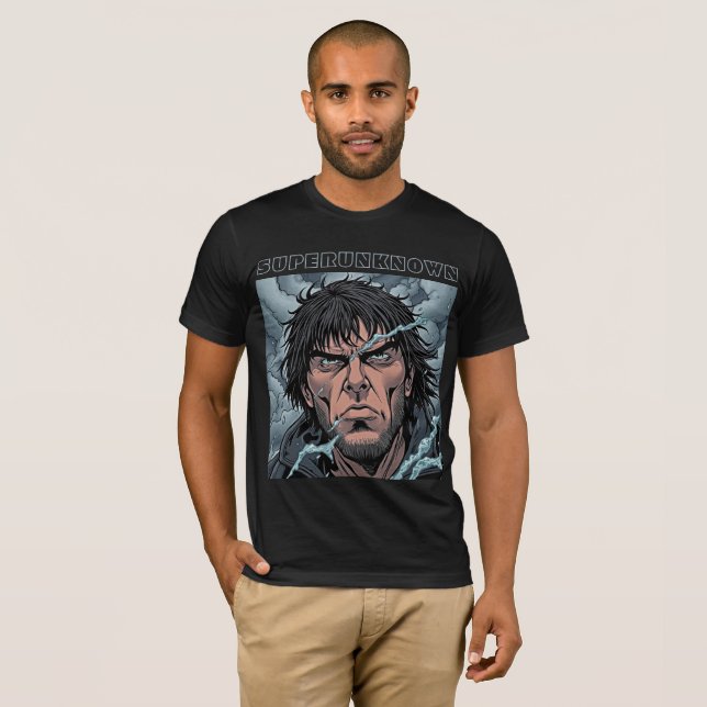 Superunknown Storm - Bold Manga Art T-Shirt (Front Full)