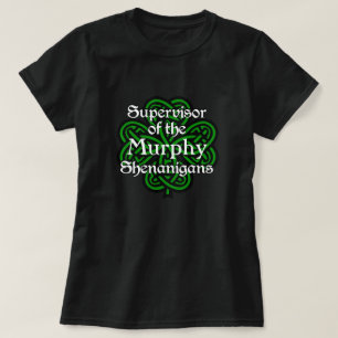 Supervisor of the Shenanigans Celtic St. Patricks T-Shirt