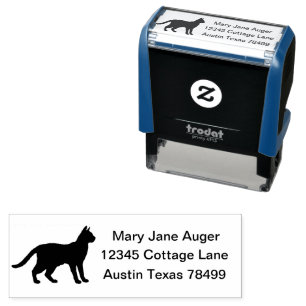 Suphalak Cat Personalised Self-inking Stamp