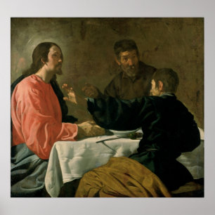 Supper at Emmaus, 1620 Poster