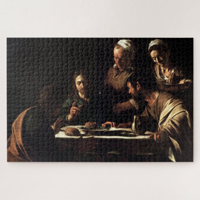 Supper at Emmaus Jigsaw Puzzle (Horizontal)