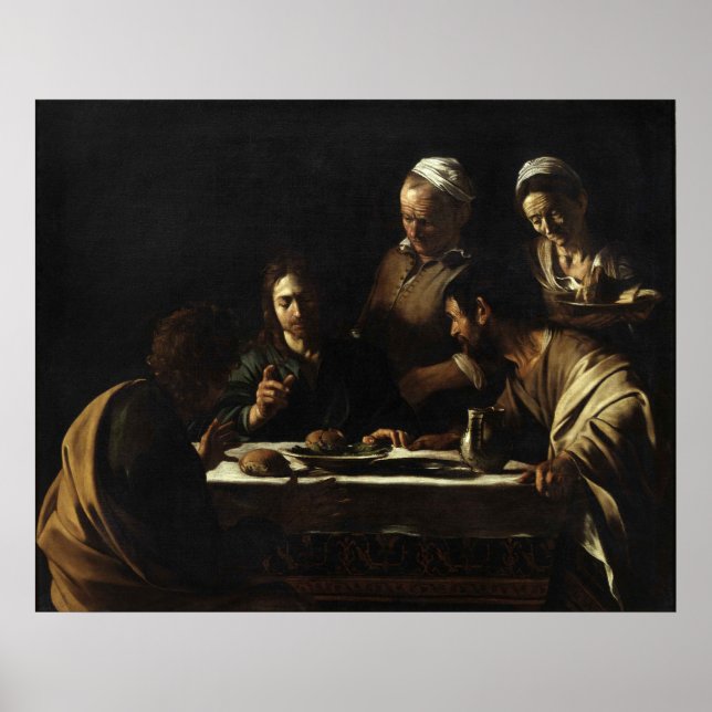 Supper at Emmaus Poster (Front)
