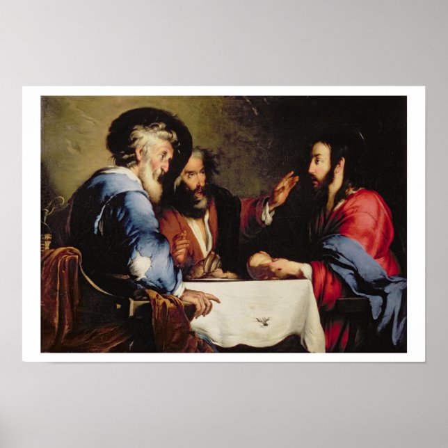 Supper at Emmaus Poster (Front)