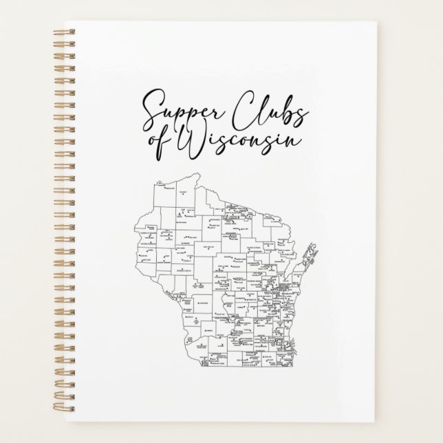 Supper Clubs of Wisconsin Planner (Front)
