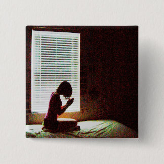 Supplication 15 Cm Square Badge