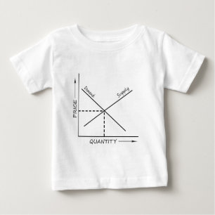 Supply and demand graph baby T-Shirt