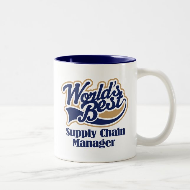Supply Chain Manager Gift Two-Tone Coffee Mug (Right)
