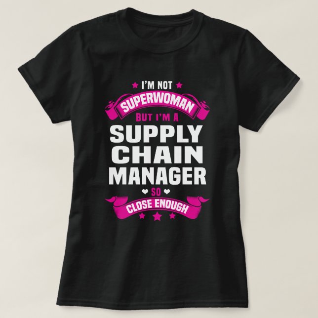 Supply Chain Manager T-Shirt (Design Front)