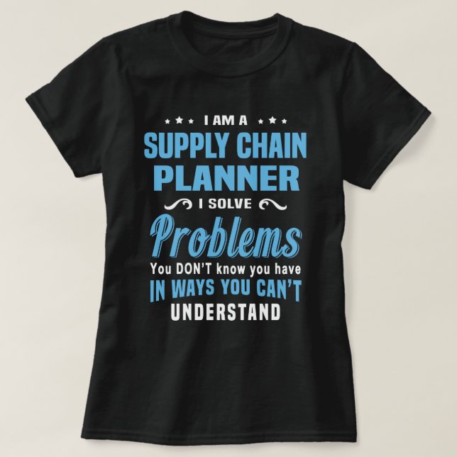 Supply Chain Planner T-Shirt (Design Front)