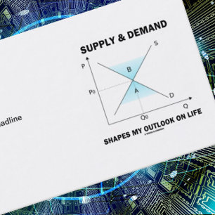 Supply & Demand Shapes My Outlook On Life Business Card