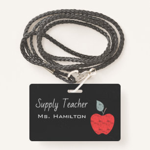Supply Teachers Apple Business Personalised ID Badge