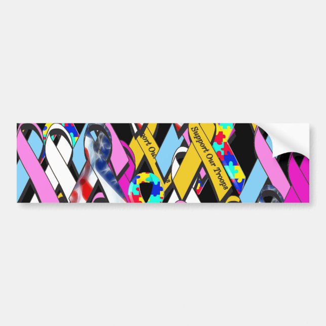 Support a Cause Bumper Sticker (Front)