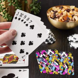 Support a cause playing cards