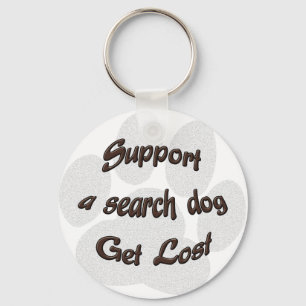Support a Search Dog Key Ring